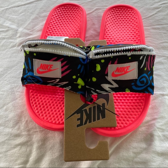 Nike Benassi JDI Fanny Pack Slides - Picture 7 of 10